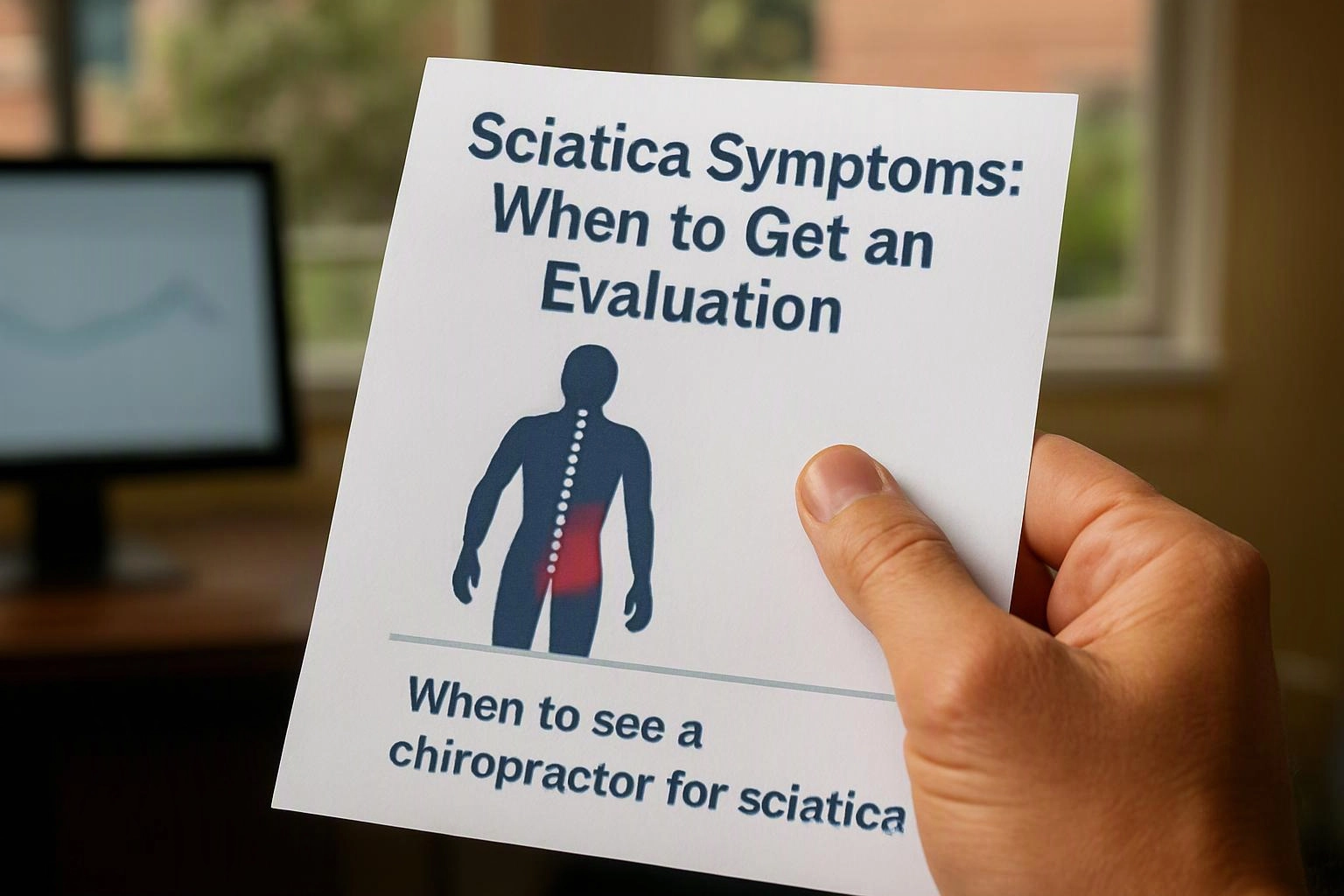 Sciatica Symptoms: When to Get an Evaluation
