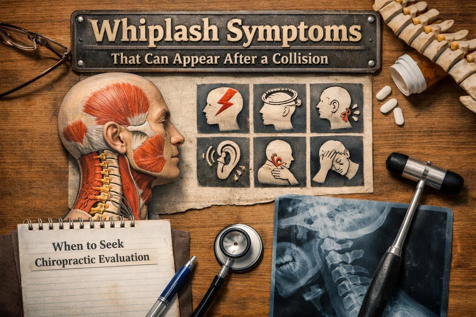 Whiplash Symptoms That Can Appear After a Collision